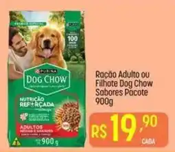 Muffato Ração adulto ou filhote dog chow sabores pacote oferta
