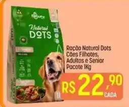 Muffato Raçao natural dots cães filhotes, adultos e senior oferta