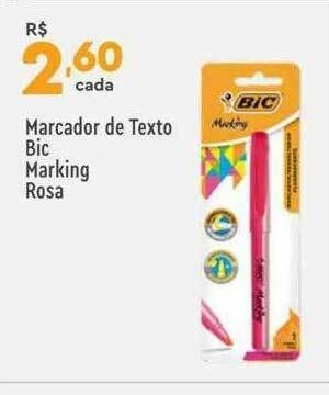 Supper Rissul Marcador De Texto Bic Marking Rosa oferta