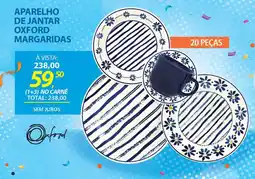 Lojas Cem Aparelho de jantar oxford margaridas oferta