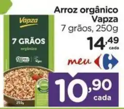 Carrefour Arroz orgânico Vapza 7 grãos oferta