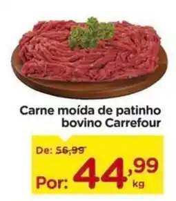 Carrefour Carne moída de patinho bovino Carrefour oferta