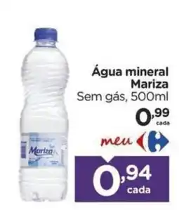 Carrefour Água mineral Mariza oferta