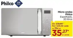 Carrefour Micro-ondas Philco Espelhado oferta