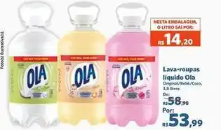 Ola - lava-roupas líquido