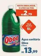 Sam's Club Qboa - água sanitária oferta
