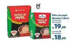 Sam's Club Member's mark - filtro de papel oferta