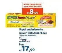 Sam's Club Dover roll - papel antiaderente assa+leve oferta