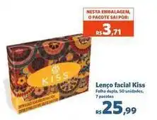 Sam's Club Kiss - lenço facial oferta