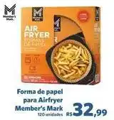 Sam's Club Forma - de papel para airfryer oferta