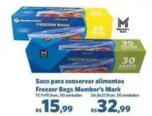 Sam's Club Freezer-roll - saco para conservar alimentos bags oferta