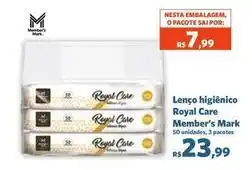 Sam's Club Member's mark - lenco higiênico oferta