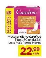 Carrefour Carefree - protetor diário oferta