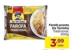 Carrefour Tradicional - farofa pronta oferta
