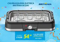 Lojas Cem Churrasqueira elétrica britânia bcq40 oferta