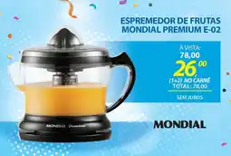 Lojas Cem Espremedor de frutas mondial premium e-02 oferta