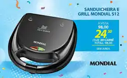 Lojas Cem Sanduicheira e grill mondial s12 oferta