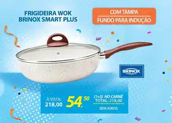 Lojas Cem Frigideira wok brinox smart plus oferta