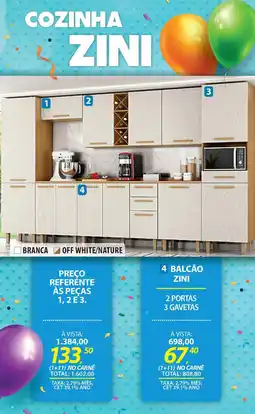 Lojas Cem balcão zini oferta