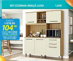 Lojas Cem Kit cozinha araçá luxo oferta