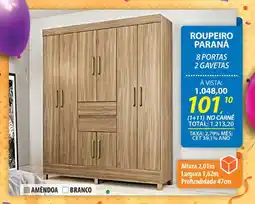 Lojas Cem Roupeiro paraná oferta