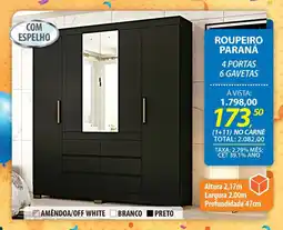 Lojas Cem Roupeiro paraná oferta