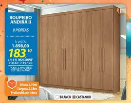 Lojas Cem Roupeiro andirá II oferta