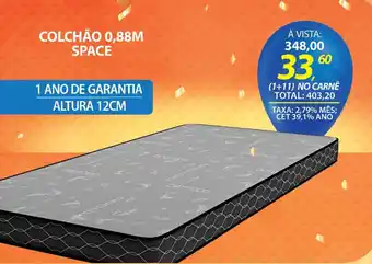 Lojas Cem Colchão 0,88m space oferta