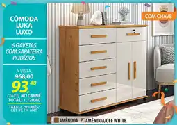 Lojas Cem Cômoda luka luxo oferta