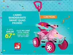 Lojas Cem Carro bandeirante smart quad passeio oferta
