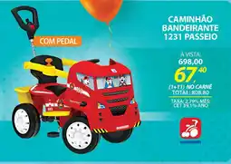 Lojas Cem Caminhão bandeirante 1231 passeio oferta