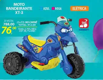 Lojas Cem Moto bandeirante xt-3 oferta