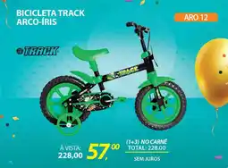 Lojas Cem Bicicleta track arco-íris oferta