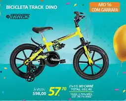 Lojas Cem Bicicleta track dino oferta