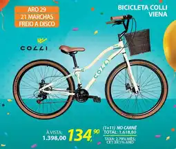 Lojas Cem Bicicleta colli viena oferta