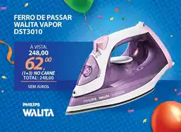 Lojas Cem Ferro de passar walita vapor dst3010 oferta
