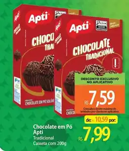 Atacadão Chocolate em Pó Apti Tradicional oferta