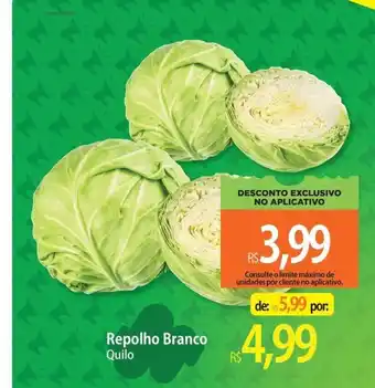 Atacadão Repolho Branco Quilo oferta