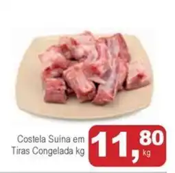 Mineirão Atacarejo Costela Suína em Tiras Congelada oferta