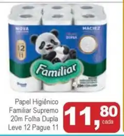 Mineirão Atacarejo Papel Higiênico Familiar Supremo oferta