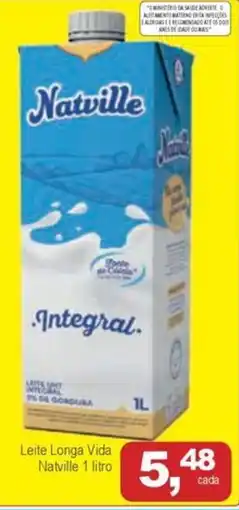 Mineirão Atacarejo Leite longa vida natville 1 litro oferta