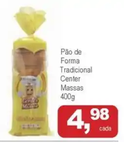 Mineirão Atacarejo Pão de Forma Tradicional Center Massas oferta