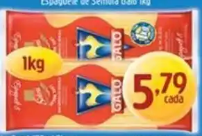 Supermercados Guanabara Espaguete de Sêmola Galo 1kg oferta