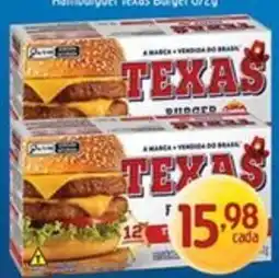 Supermercados Guanabara Hambúrguer texas burger org oferta