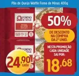 Supermercados Guanabara Pão de Queijo Waffle Forno de Minas oferta