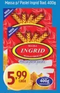 Supermercados Guanabara Massa p/ Pastel Ingrid Trad oferta