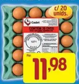Supermercados Guanabara Ovos casbr oferta