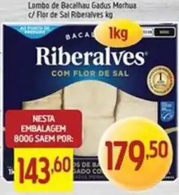 Supermercados Guanabara Lombo de Bacalhau Gadus Morhua c/ Flor de Sal Riberales oferta