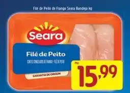 Supermercados Guanabara Filé de Peito de Frango Seara Bandeja oferta