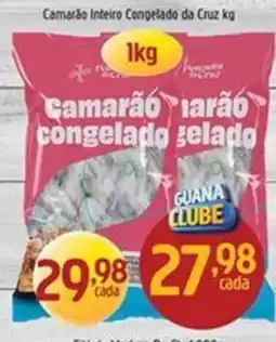 Supermercados Guanabara Camarão inteiro congelado da cruz oferta